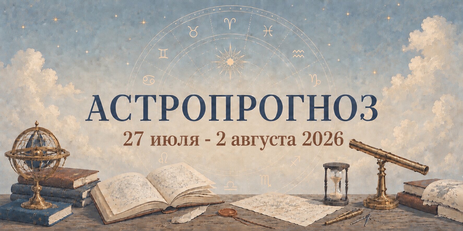 Астропрогноз на неделю 27 июля – 2 августа 2026