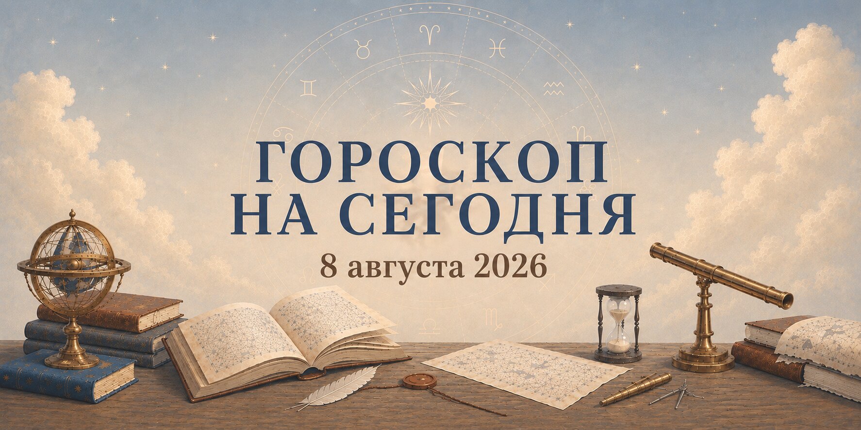 Астропрогноз на субботу, 8 августа 2026