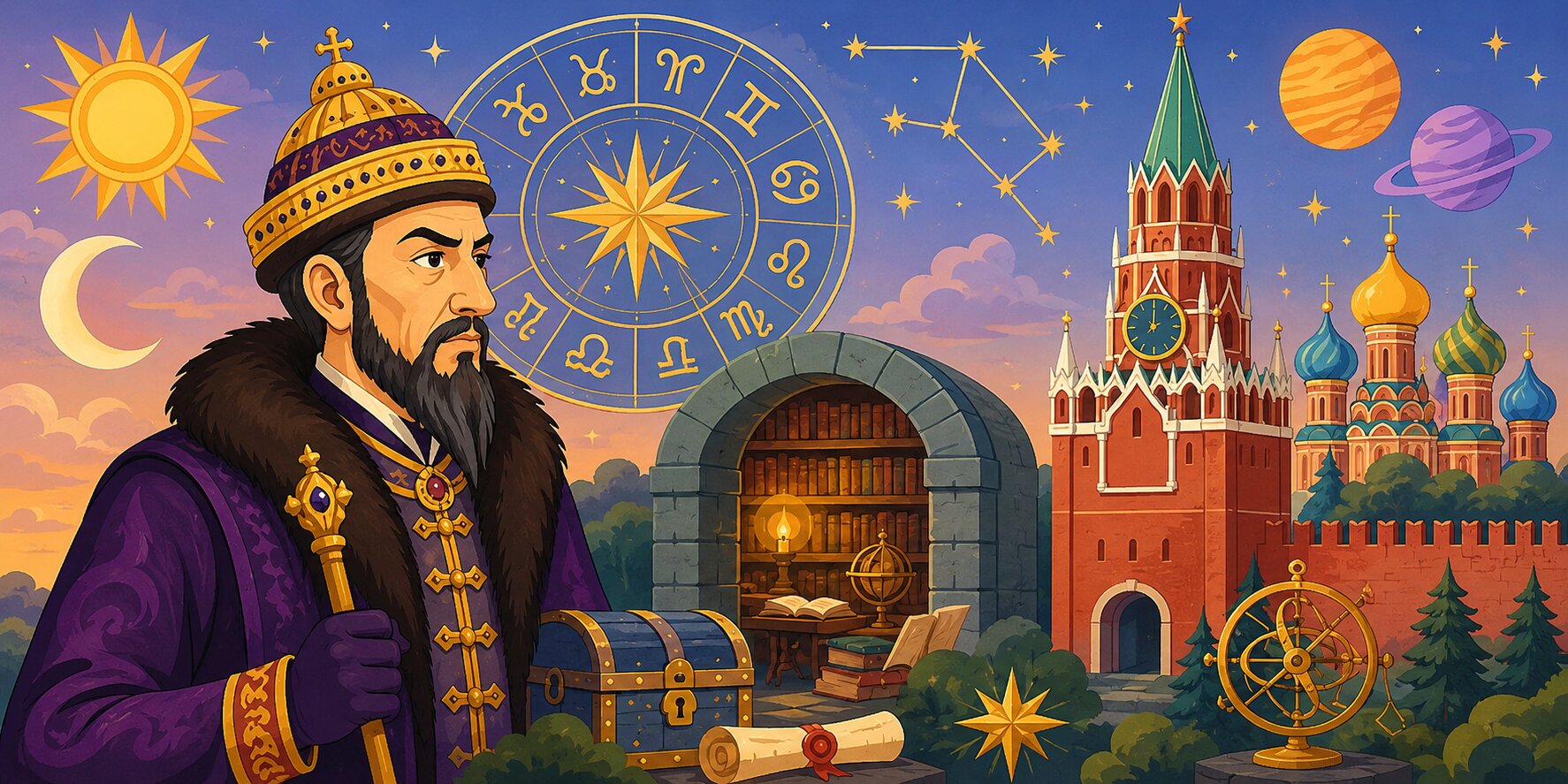 Где была спрятана библиотека Ивана Грозного