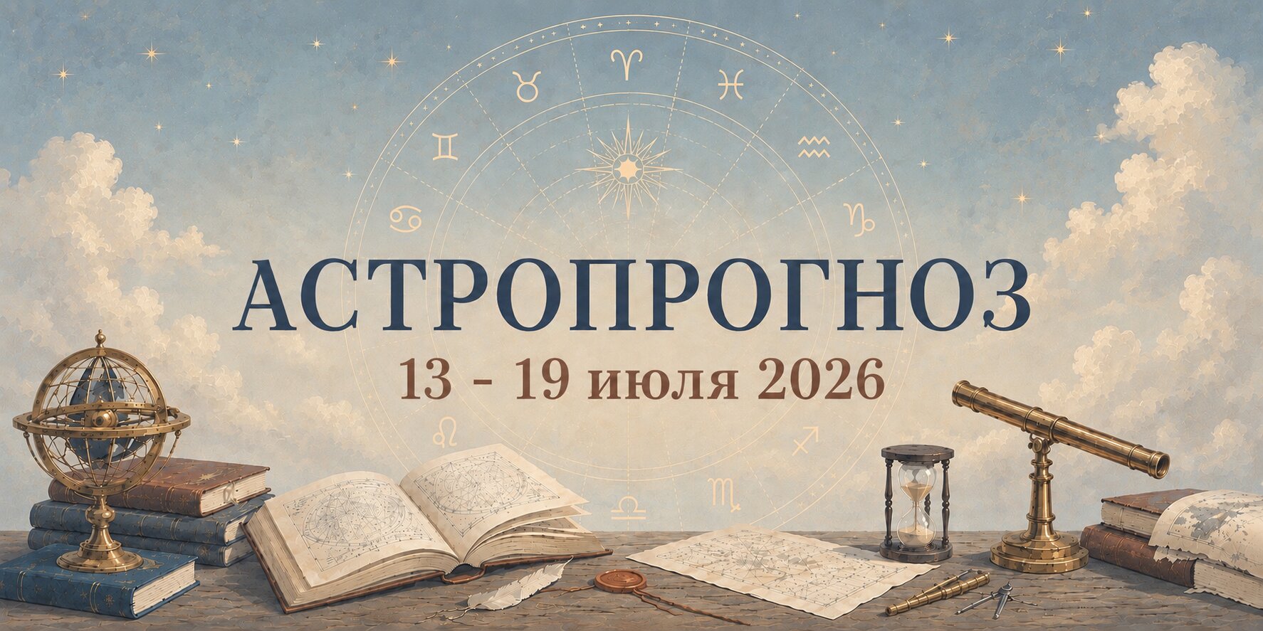 Астропрогноз на неделю 13–19 июля 2026