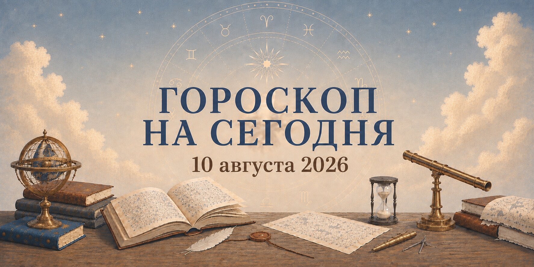 Астропрогноз на 10 августа 2026 года